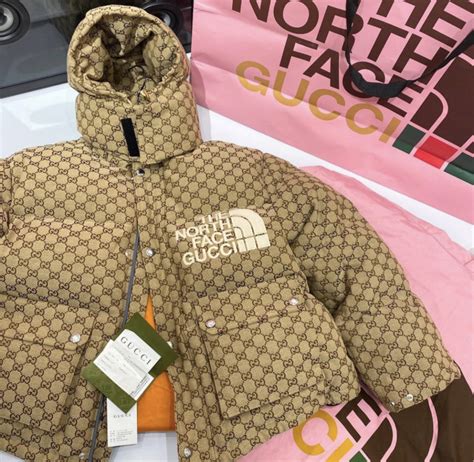 north face gucci bubble coat|north face gucci collection prices.